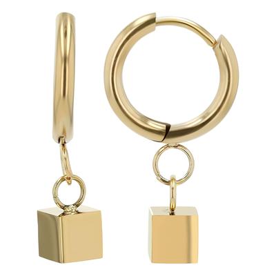 Kettenanhänger ADELIA´S "Anhänger aus Edelstahl", gold, Schmuckanhänger, Damen, Edelstahl, Kettenanhänger, Ein Geschenk, das Freude macht