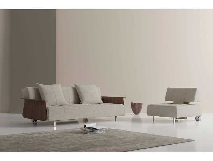 Sessel Webstoff Beige Webstoff Bouclè 85 x 74 x 93cm
