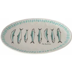 Servierplatte SARDINE (BHT 31,30x2,80x38,50 cm) - bunt - BHT 31,30x2,80x38,50 cm