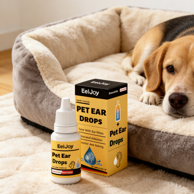 Happy Pet Pantry Pet Ear Drops For Dogs & Cats Ear Cleaner Itch Relief & Odor Removal 20ml Pet Ear Drops For Dogs & Cats Ear Cleaner Itch Relief & Odor Removal 20ml