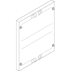 ABN FAG12N Abdeckplatte 250x300mm 1FB/2RE geschlossen
