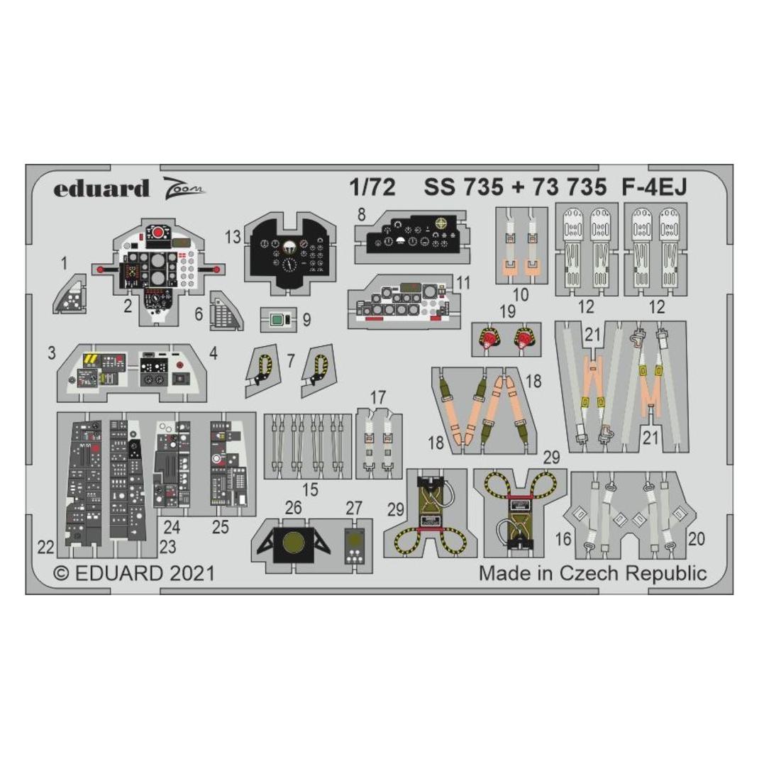 Eduard F-4EJ 1/72 FINE MOLDS (SS735)