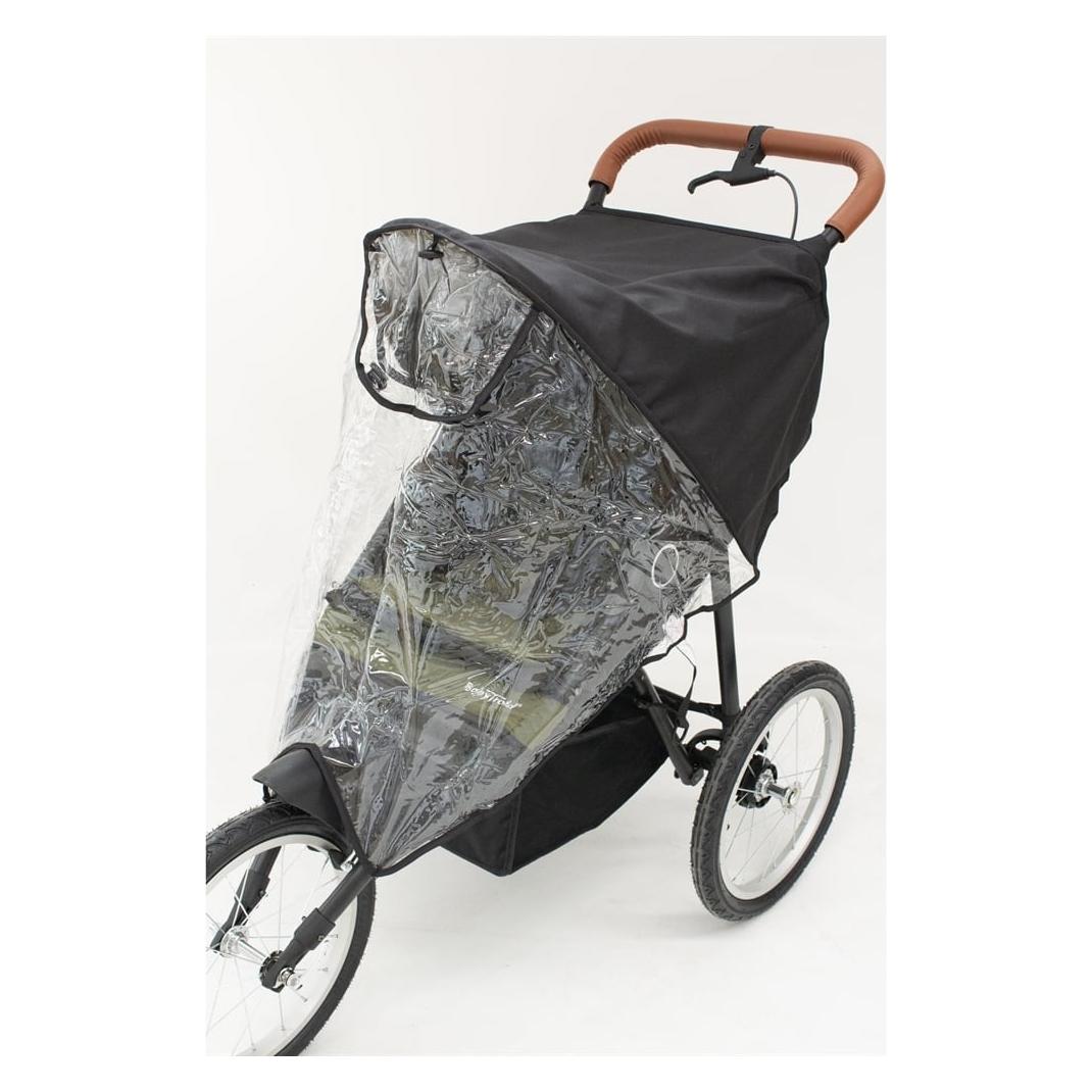 Trille Raincoat Jogger With opening in Top, Black (21-10-1)