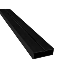 KAHRS Aluminium Unterkonstruktion, 20x60 mm, schwarz, *flat* für eine geringe Aufbauhöhe