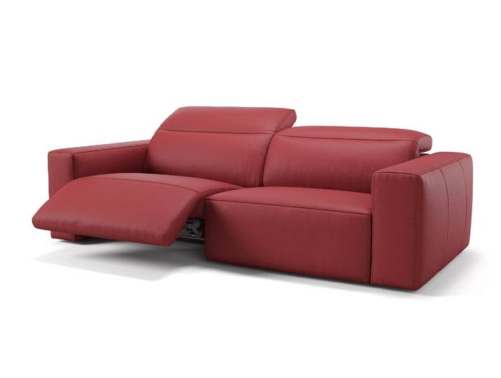 Leder Sofa LENOLA 3-Sitzer Relaxfunktion hochwertig