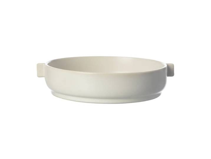 ERNST Plat avec anse Ernst Ø25 cm Blanc sable