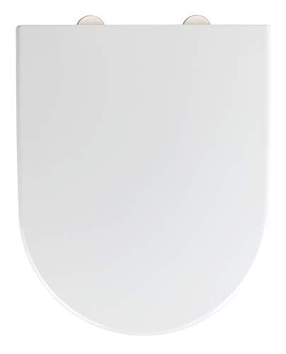Wenko Wc-bril Exclusive nr. 4 met softclosemechanisme, wit, Breedte: 38 cm, Diepte: 46 cm, geschikt voor Villeroy & Boch Subway 2.0 en standaard keramiek
