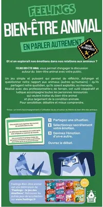 Act in Games Feelings : Bien Être Animal