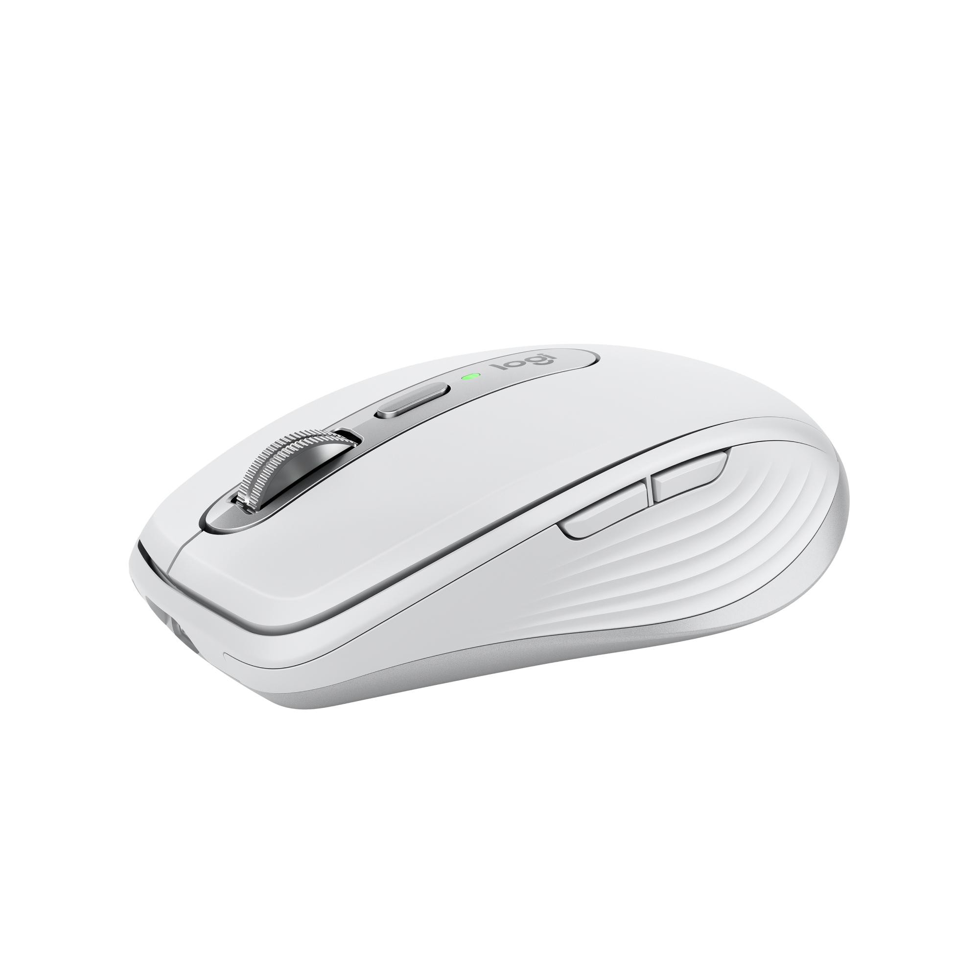 Logitech MX Anywhere 3S Maus Weiß kabelgebunden / kabellos (Logi Bolt) für Rechtshänder
