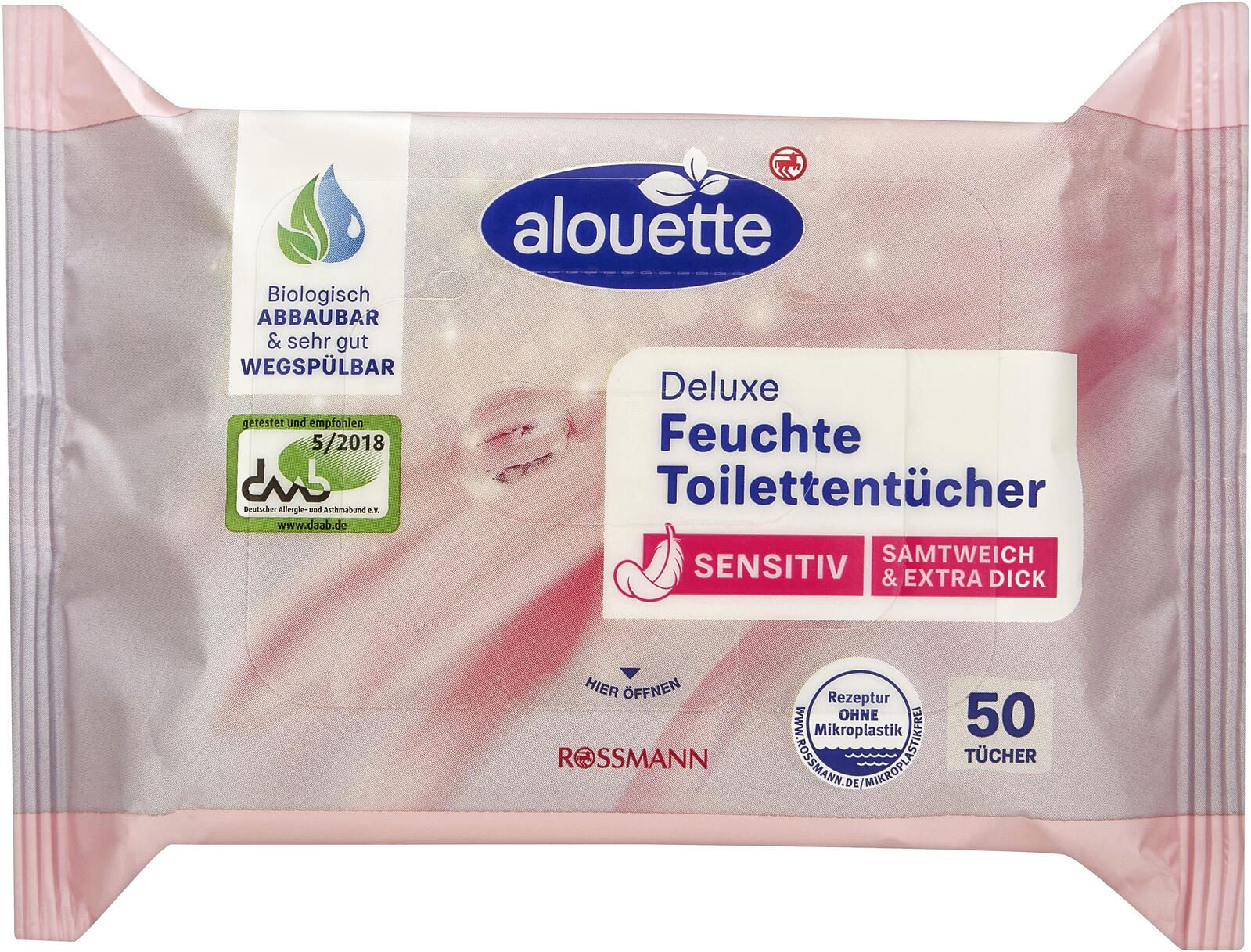 alouette Feuchtes Toilettenpapier frisch 1-lagig 4305615550213