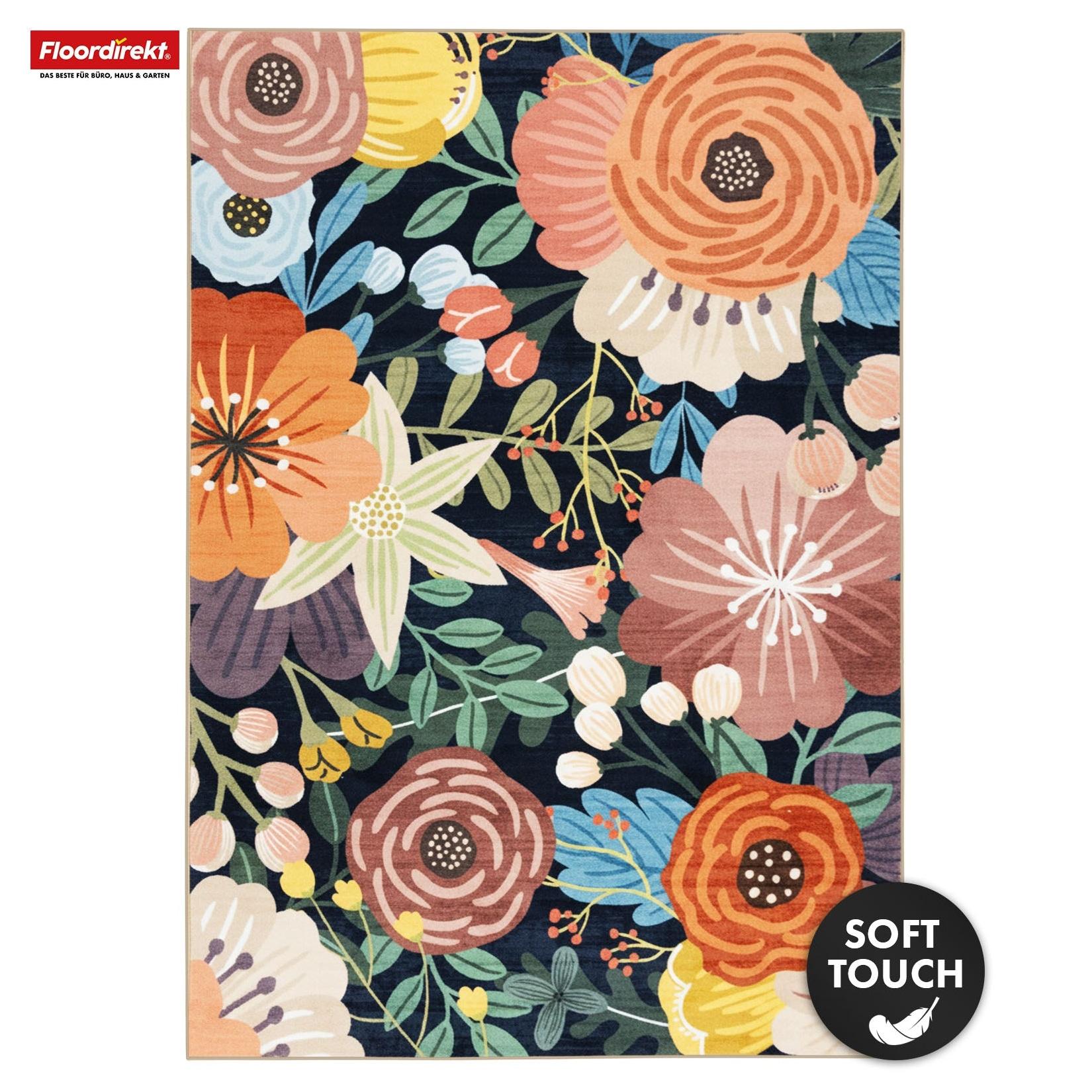 Floordirekt Wohnteppich Tropica Moderner Teppich mit tropischem Blumenmuster