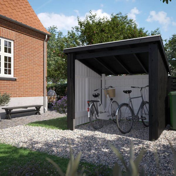 Plus Nordic Cykelskur/redskabsrum,Åben,5 M2,Natur