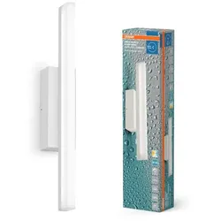 Osram Orbis Mirror LED-Spiegelleuchte fürs Badezimmer Weiß 40cm 6,8W IP44 Lichtfarbe per Klick von warmweiß auf kaltweiß änderbar