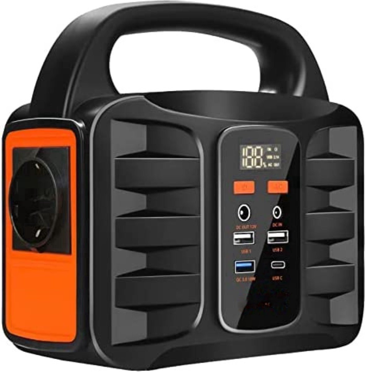 Bolture Draagbaar Powerstation Stroomgenerator met USB-A aansluiting - Zwart