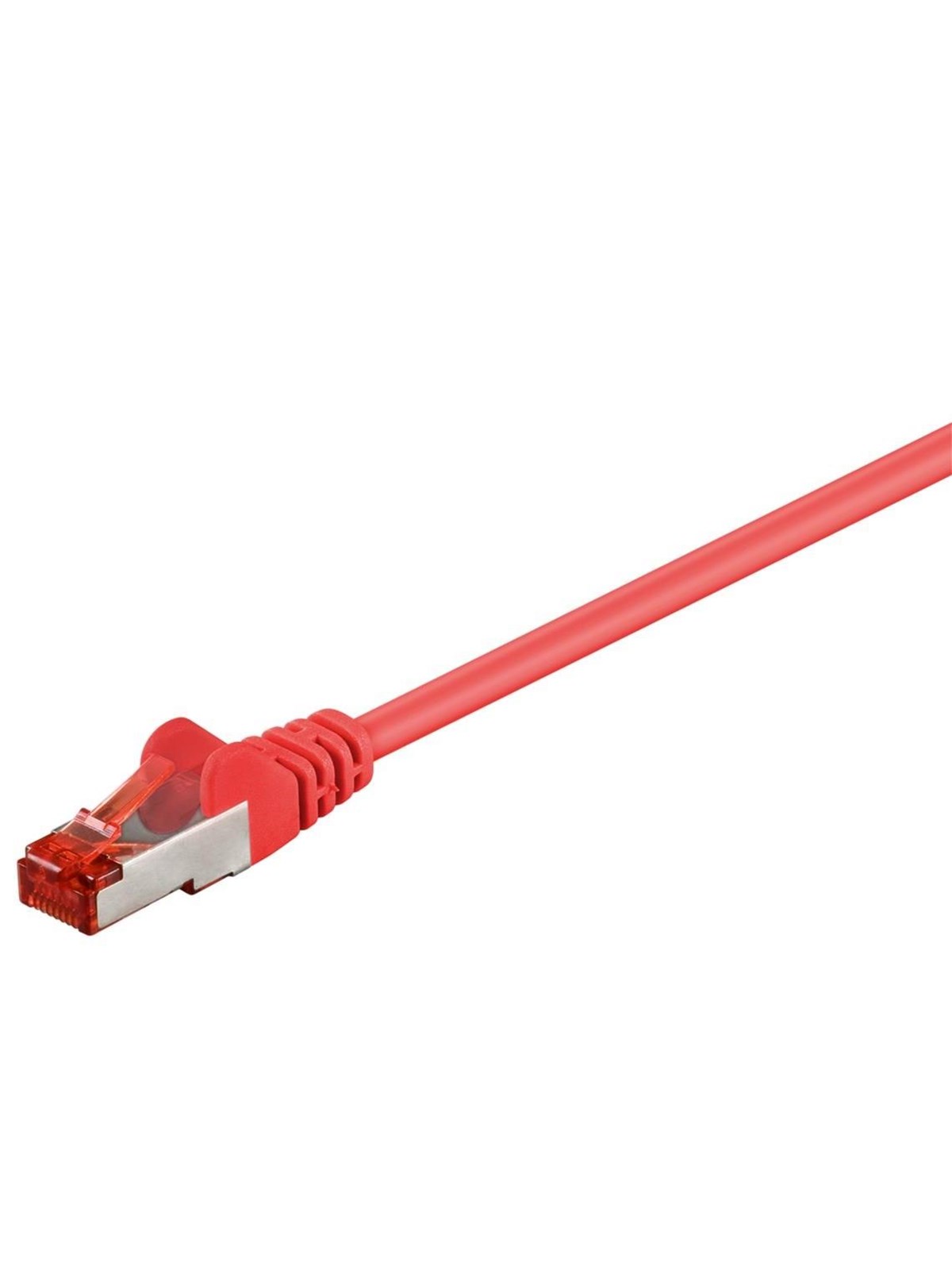 Pro CAT 6 patch cable S/FTP (PiMF) red - Rot - 1 meter