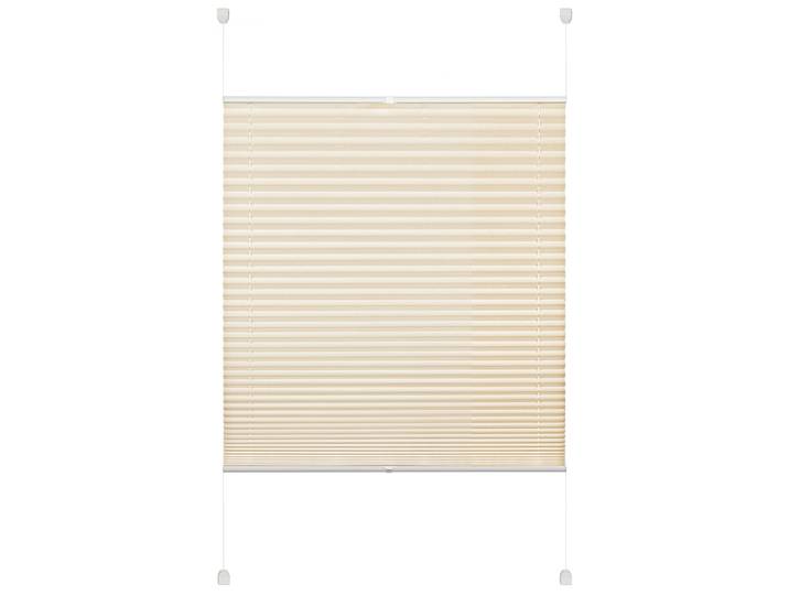 Plissee GARDINIA EASYFIX PIA Gr. 15, beige, B:90cm H:220cm, Obermaterial: 100% Polyester, Plissees, Plissee, mit patentiertem Trägersystem