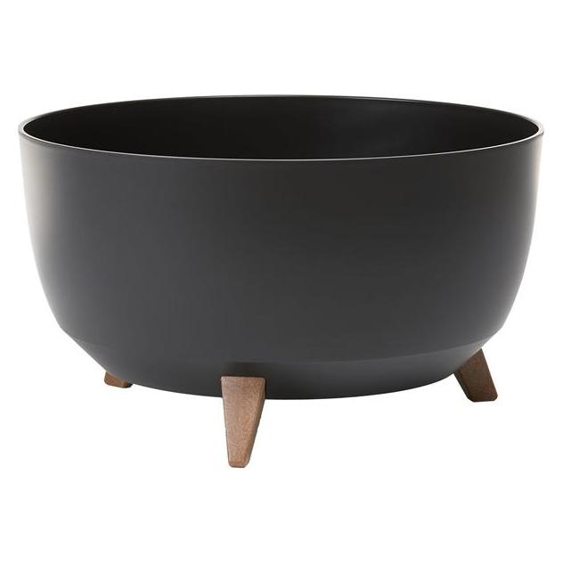 Lamela Flowerpot Roma 882-04, plastic, Ø 47 cm, black (47 x 22 cm) (882-04)