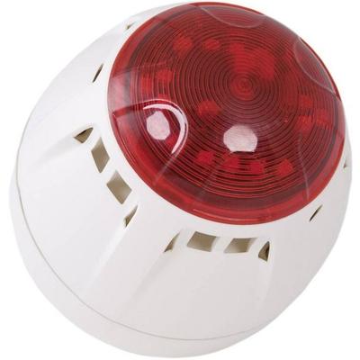 ComPro Kombi-Signalgeber LED Chiasso Razor Blitzlicht, Dauerton 12 V/DC, 24 V/DC 100 dB