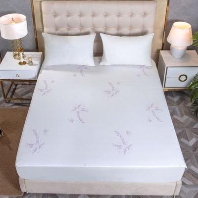 Trade Linker International Lavender Mattress Protector White, King, White