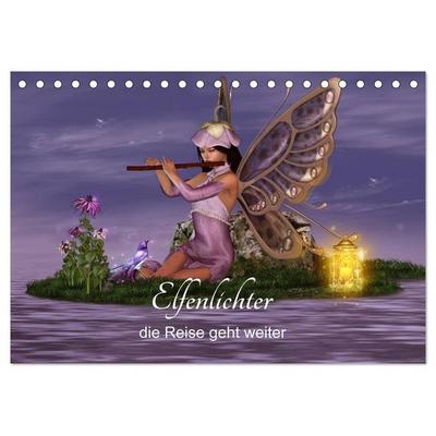 Elfenlichter, die Reise geht weiter (Tischkalender 2026 DIN A5 quer), CALVENDO Monatskalender
