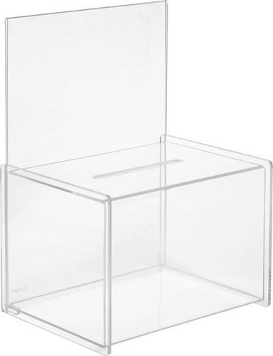 Sigel Aktionsbox mit Einwurf VA150 Transparent (B x H x T) 22.5 x 31 x 17cm 1St.