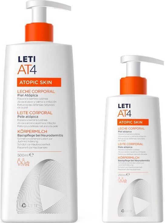 LetiAT4 Atopic Pack Skin Leche Corporal 500 ml + 250 ml