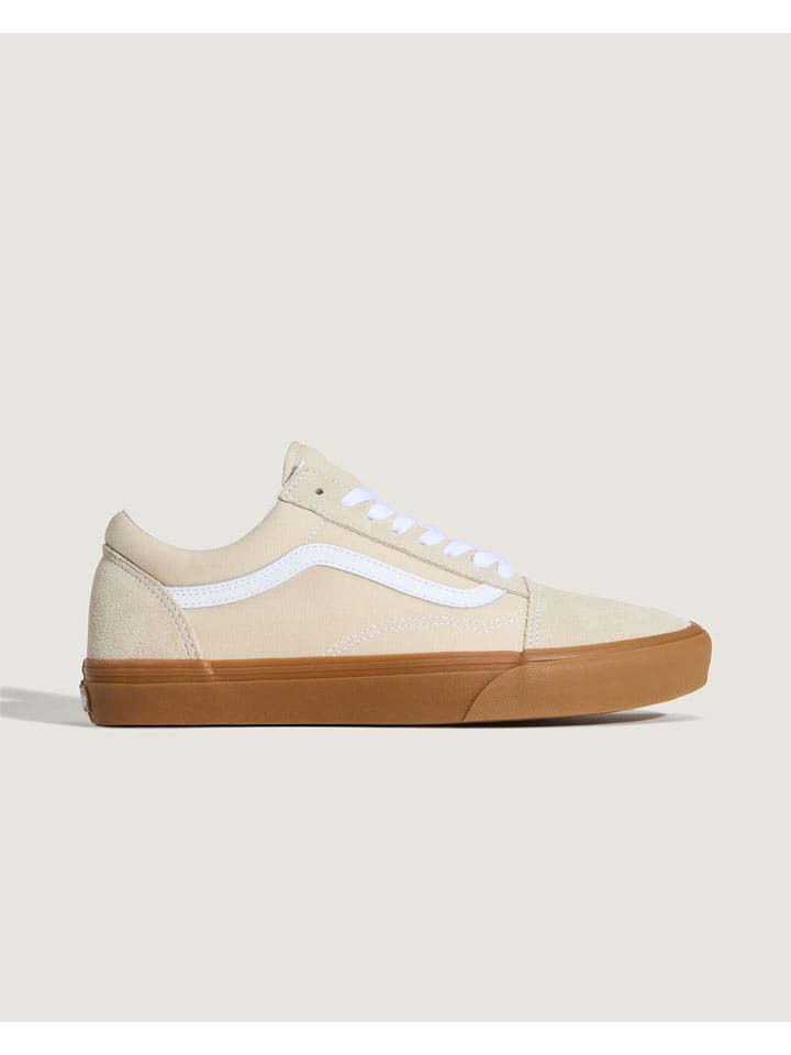 Vans Leder-Sneakers "Old Skool" in Beige - 43