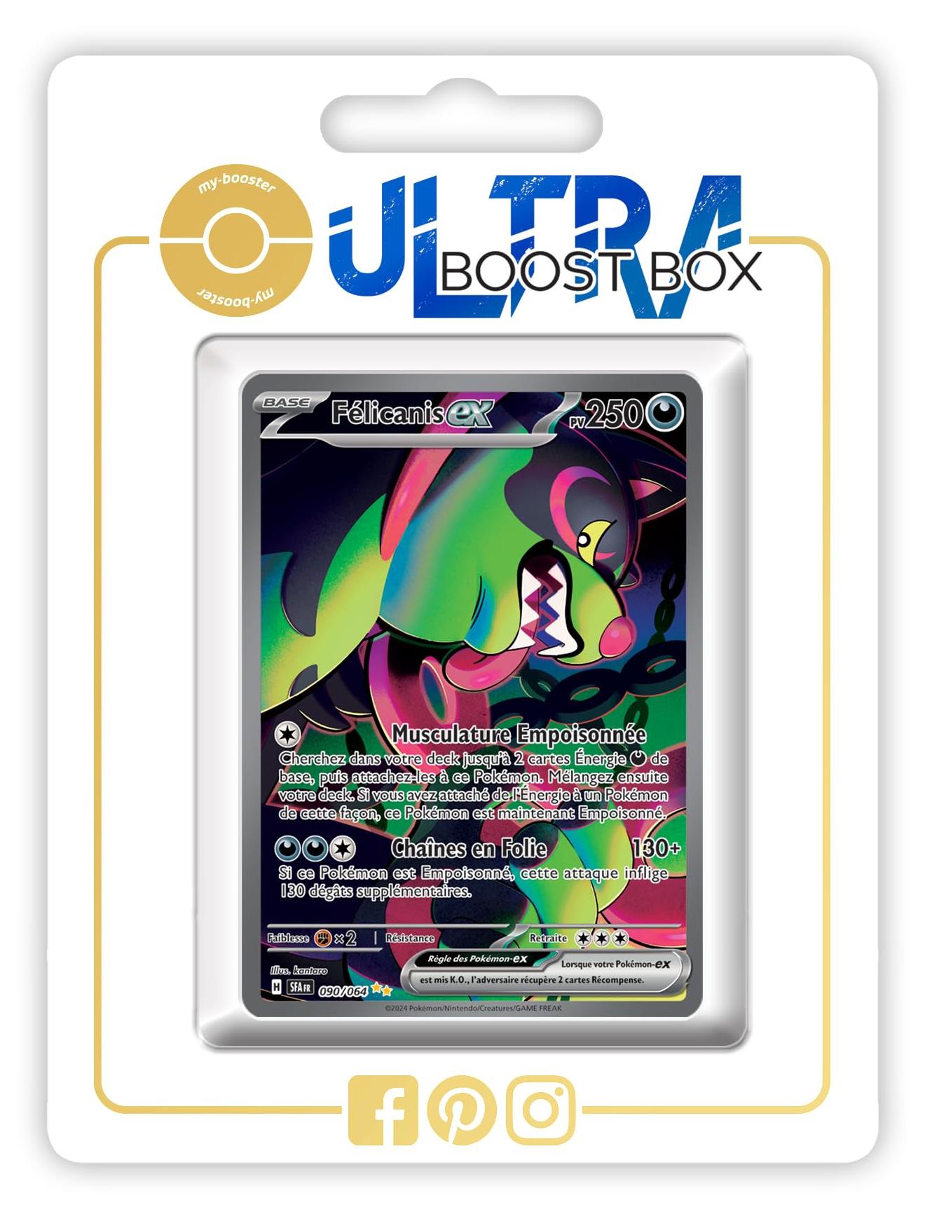 Pokémon-Kartenbox mit 10 französischen Karten, SV6.5