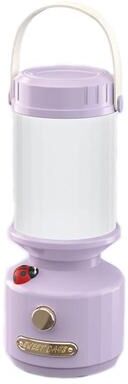 United Tripolar Dimmable LED Bedside Lamp Adjustable Ambient Light For Home & Camping purple