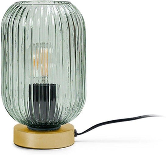 Fairmont Park Showstead Metal Accent Lamp Gold/Sage Green 20cm H X 14cm W X 10cm D