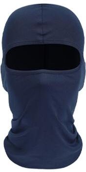 DynamicDeals Full Face Balaclava Mask For Skiing & Motorcycle UV Protection dark Blue