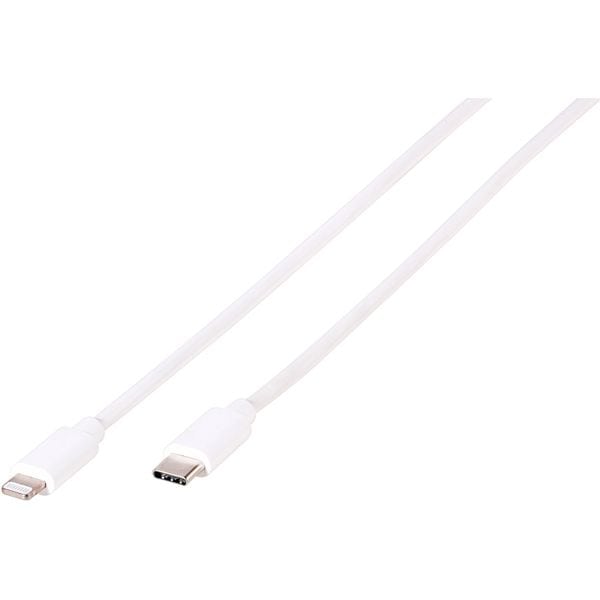 Vivanco Stecker Lightning auf USB C 2 m 60085 (Weiß)