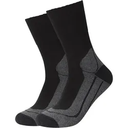 CAMANO Herren Socken Online outdoor Socks 2p, Größe 35-38 in Schwarz Schwarz