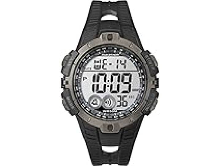 Timex Marathon - Reloj de Cuarzo Unisex, Con Correa de Resina, Color Negro T5K802