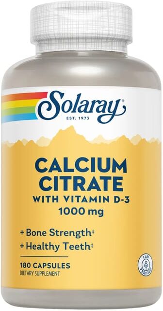 Solaray Calcium Citrate 1000 Mg 90 Caps