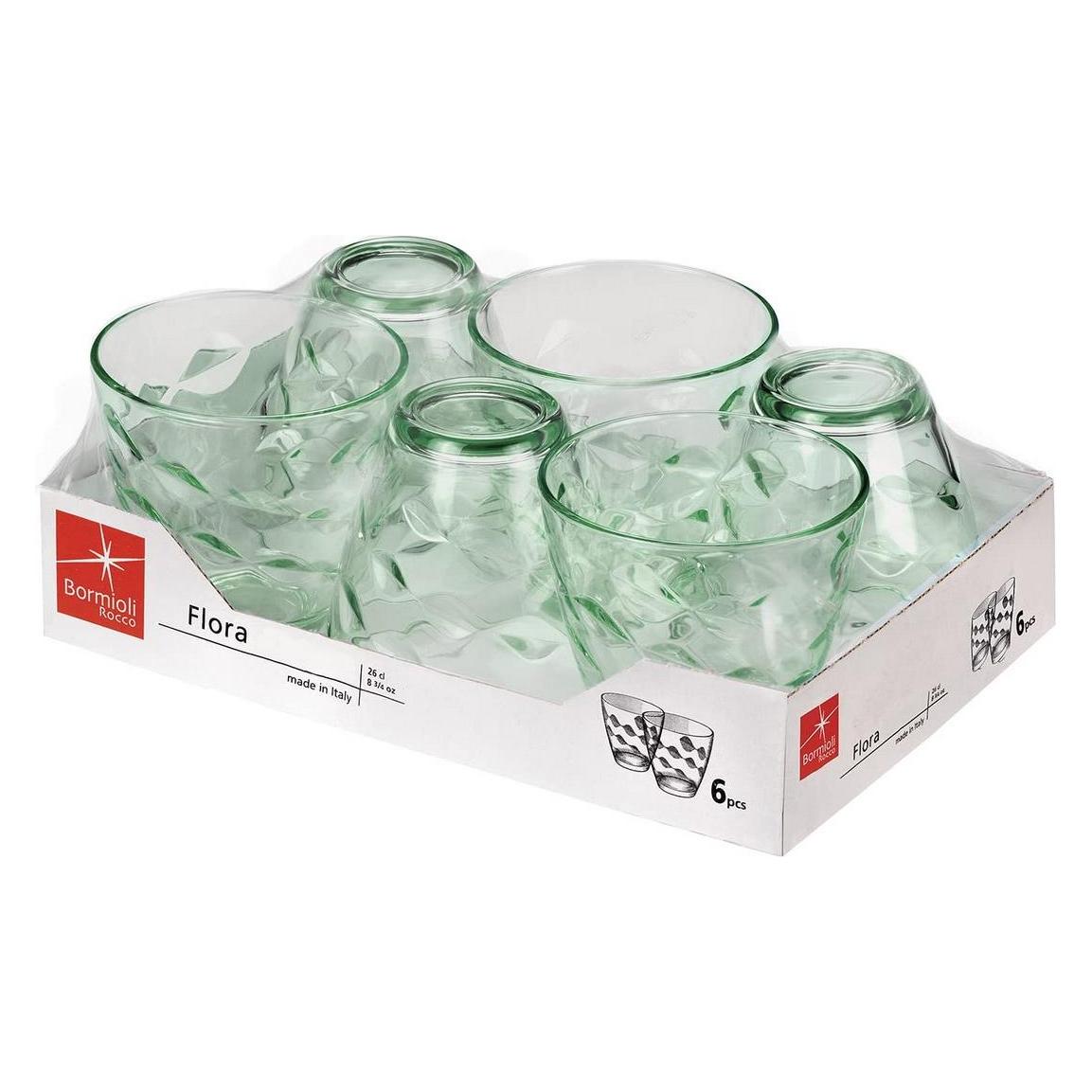 Bormioli Rocco Flora Wasserglas (0.26 l, 6x) (43304547)