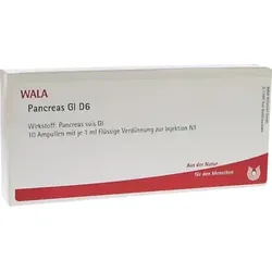 Pancreas GL D 6 Ampullen 10X1 ml Ampullen