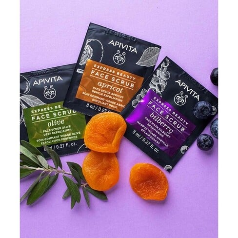 Apivita Soft Apricot Exfoliating Mask 2x8mL
