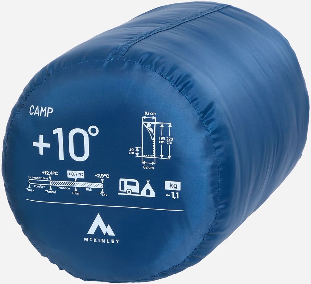 mckinley Camp Iii 10 - Sacco A Pelo Sintetico - Blu 210L