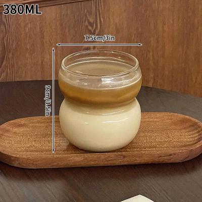 Uplifted Finds INS Ripple Glass Tumbler High Performance Heat Resistant Drinking Glasses For Coffee & Cocktails s6 380 Ml
