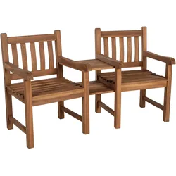 CLP Teakbank Briony mit Tisch   Farbe: teak