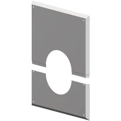 Atec, Zubehör Belüftungstechnik, Wandblende PolyTop geschlossen DN 80/125