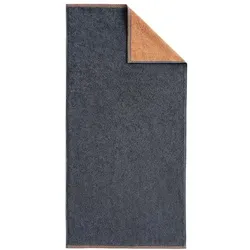 Dyckhoff Frottierserie Golden Shades 'Rhomb' (Farbe: Terracotta / Größe: Handtuch 50 x 100 cm)