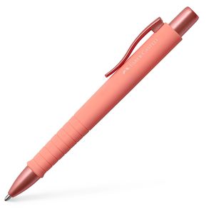 Faber-Castell Kugelschreiber Poly Ball Urban, XB, 241125, Gehäuse Coral, Schreibfarbe blau