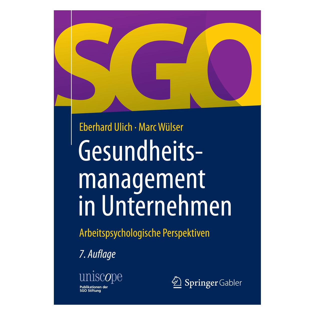 Gabler Gesundheitsmanagement in Unternehmen (Deutsch, Hardcover, Eberhard Ulich) (9783658184346)