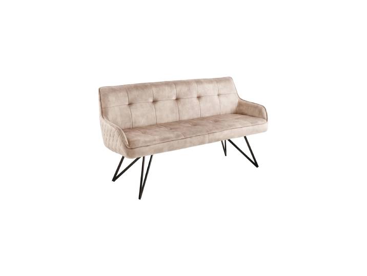 Design Sitzbank „Elefantis“ Samt Greige Invicta Interiors