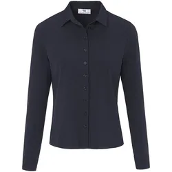 Jersey-Bluse Peter Hahn blau, 48