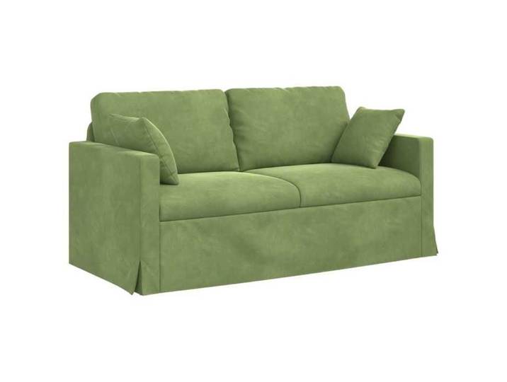 Vert Canapé Vert clair 158x78x80 cm Velours - 110 kg/par siège(8371)