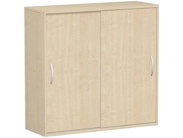 Gera Möbel Schranksystem Flex Schiebetürenschrank, Holzdekor, ahorn/ahorn, 120 x 42.5 x 118.2 cm