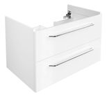 FACKELMANNGMBH MILANO WTU 80x49,5x48 Weiß, 2 Schub 10004925